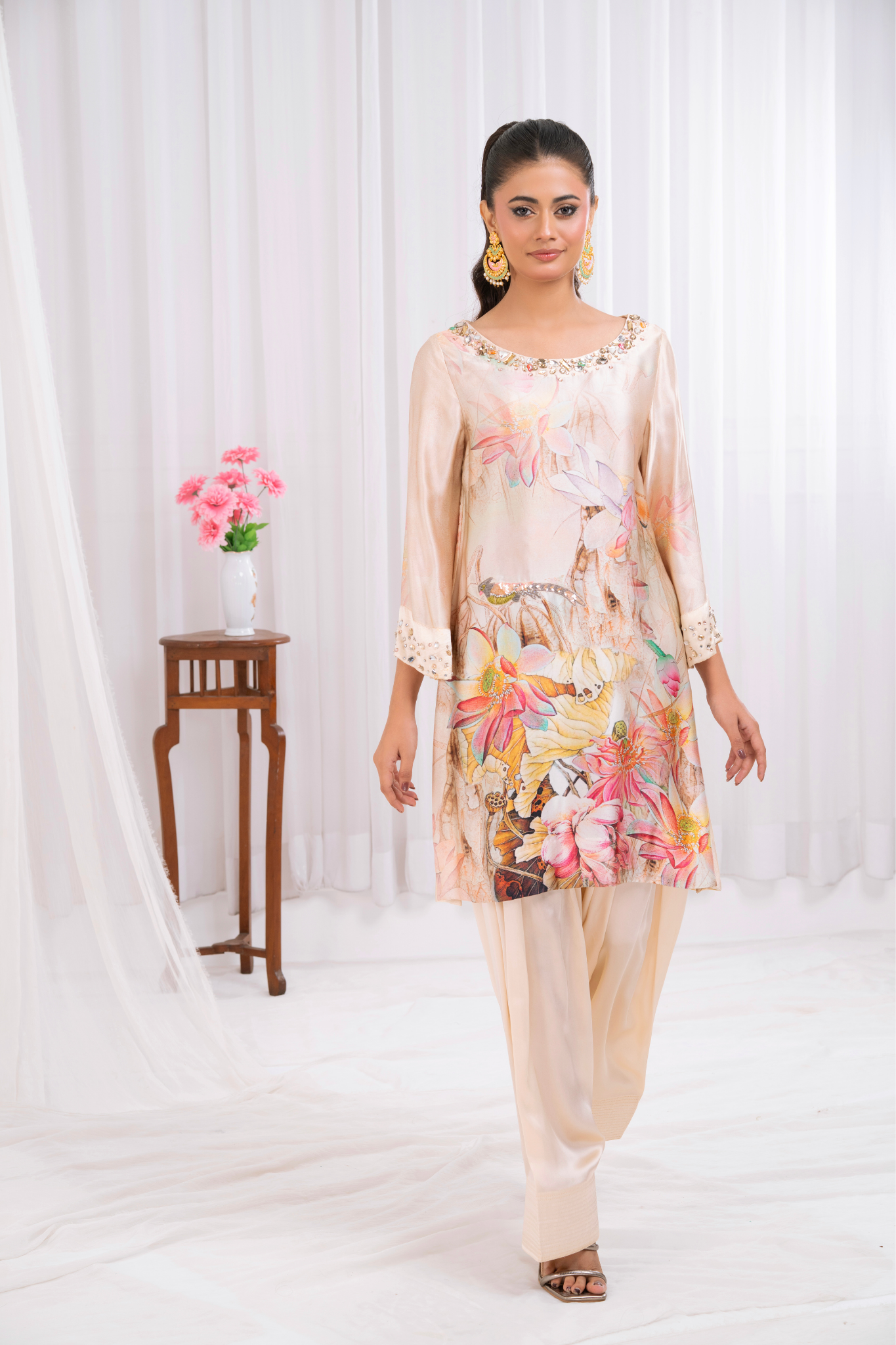 Champagne pure silk