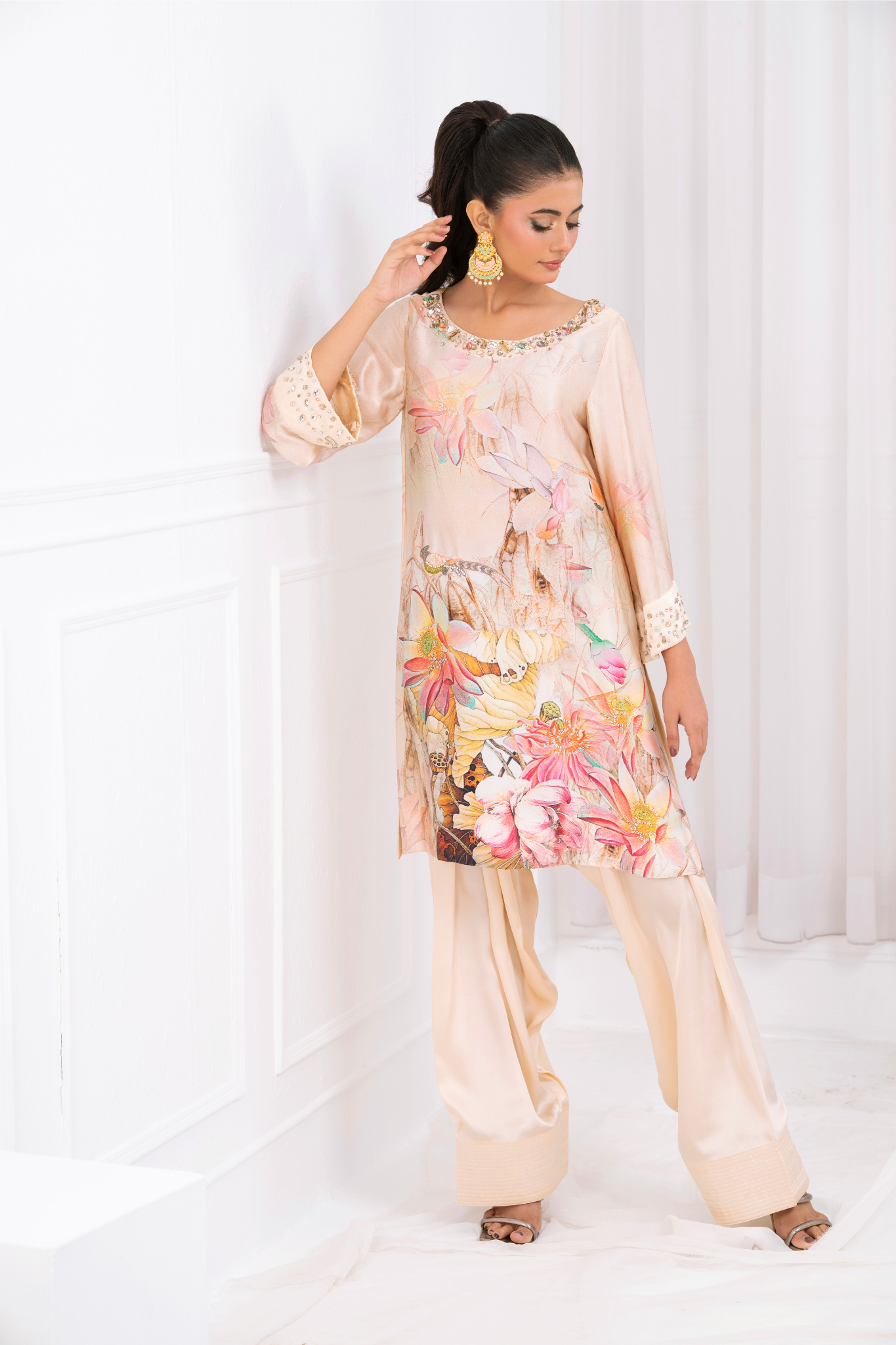 Champagne pure silk