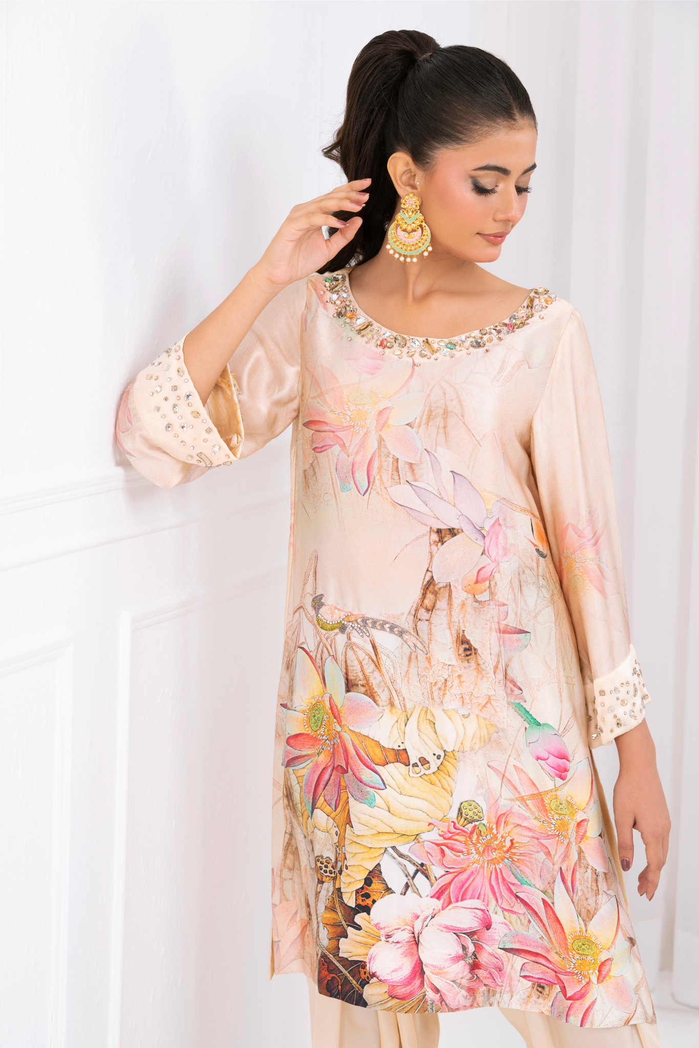 Champagne pure silk