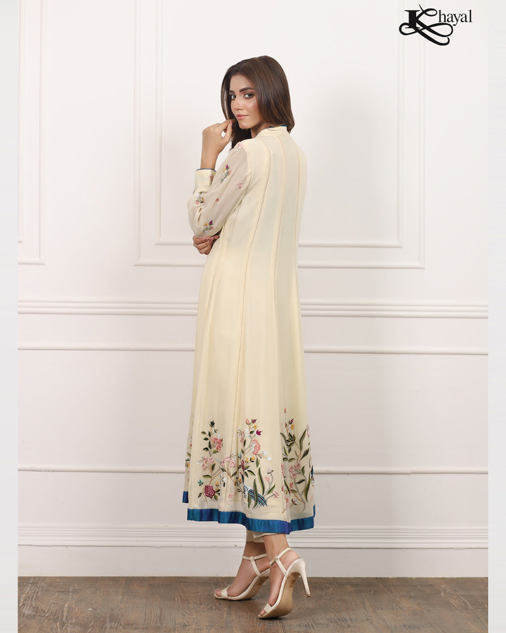 Chiffon Floral Peshwas